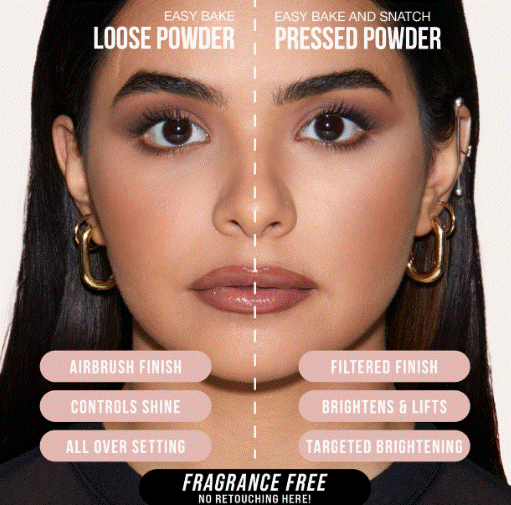 thumbnail image 2 of Huda Beauty Easy Bake Loose Setting Powder – Full Size – Shade: Cherry Blossom 2 of 6