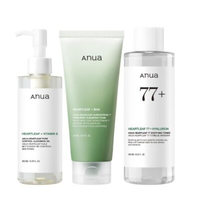 Anua Heartleaf Pore Control Cleansing Bundle