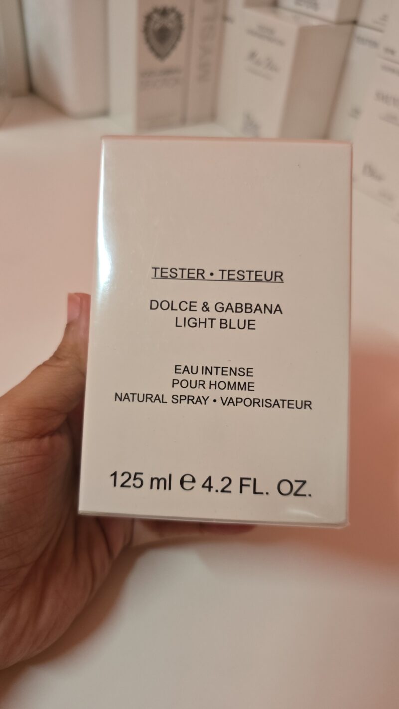 DOLCE & GABBANA LIGHT BLUE PERFUME TESTER 125ML