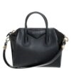 Givenchy Black Matte/Patent Leather Small Antigona Satchel