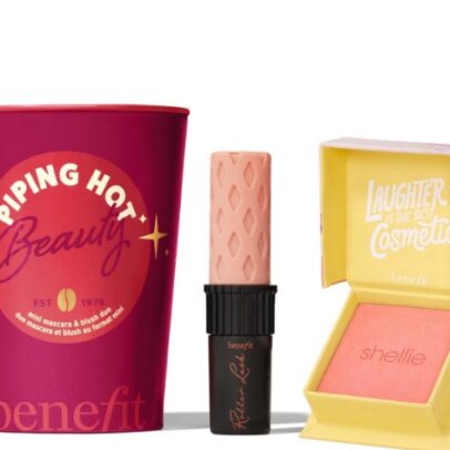 Benefit Piping Hot Beauty Mini Roller Lash Mascara and Shellie Blush Duo