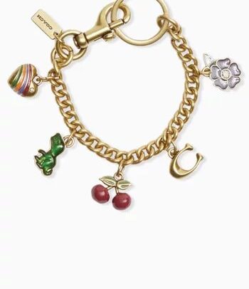 Motif Chain Bag Charm
